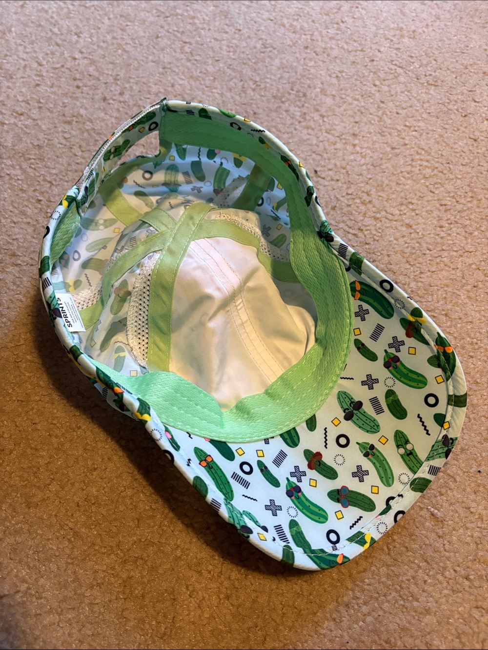 Sprints Pickle Sunglasses Green OG Running Hat - Picture 2 of 4